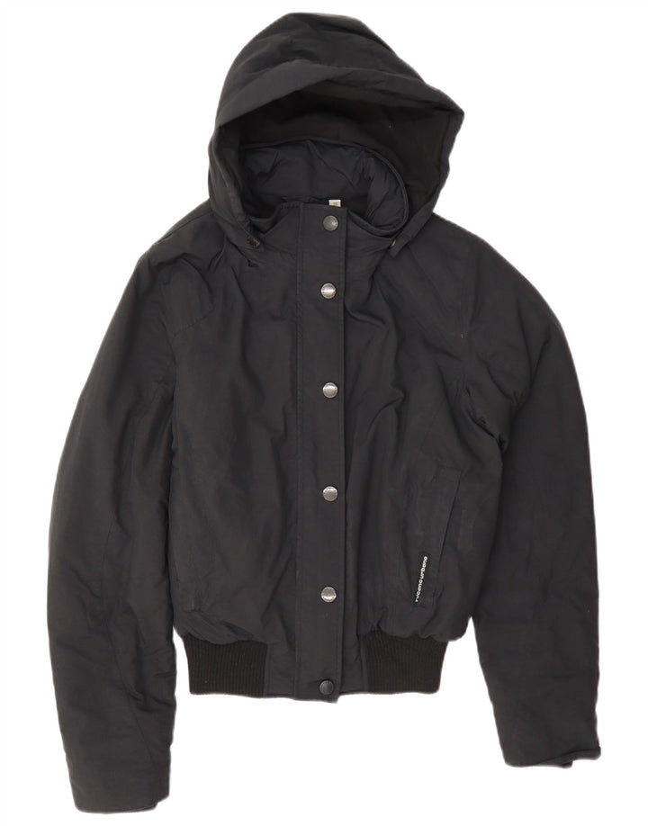 Tucano Urbano Womens Padded Jacket EU 38 Medium Navy Blue Colourblock