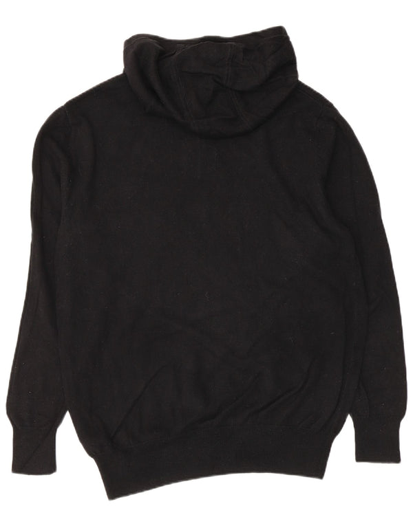 Superdry Womens Hoodie Jumper UK 18 XL Black Cotton