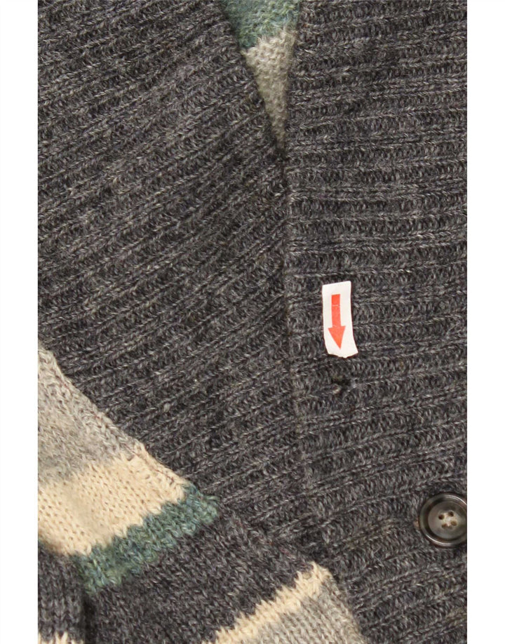 Trussardi Mens Cardigan Sweater XL Multicoloured Striped