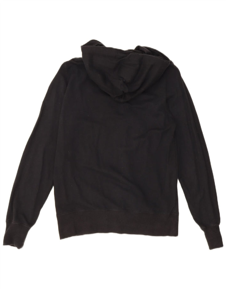 Nike Mens Graphic Zip Hoodie Sweater Medium Black Cotton