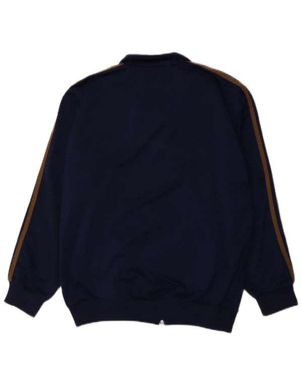 Adidas Mens Loose Fit Tracksuit Top Jacket UK 36/38 Small Navy Blue