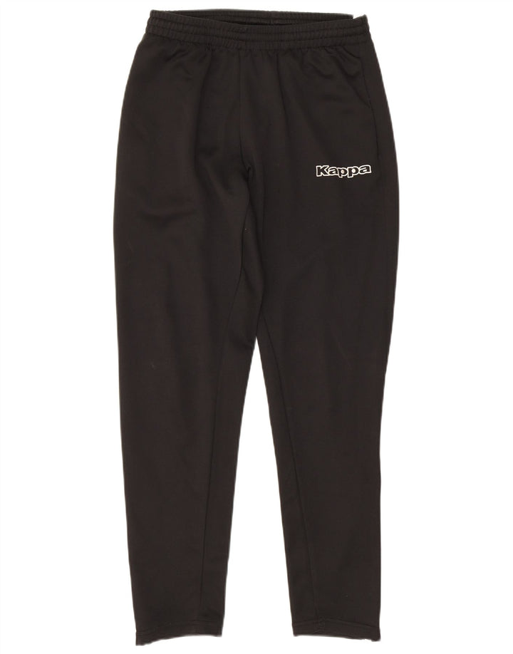 Kappa Mens Tracksuit Trousers Small Black Polyester