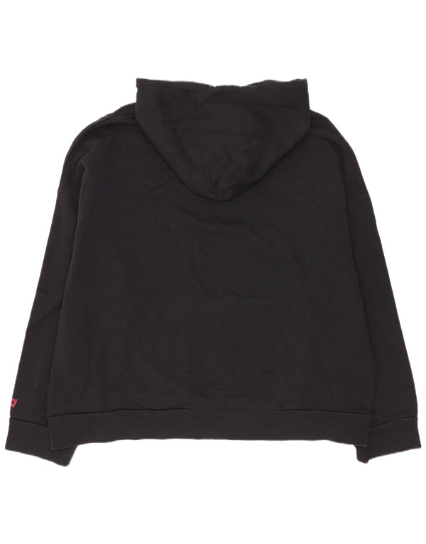 Levi's Mens Oversized Hoodie Jumper Small Black Cotton