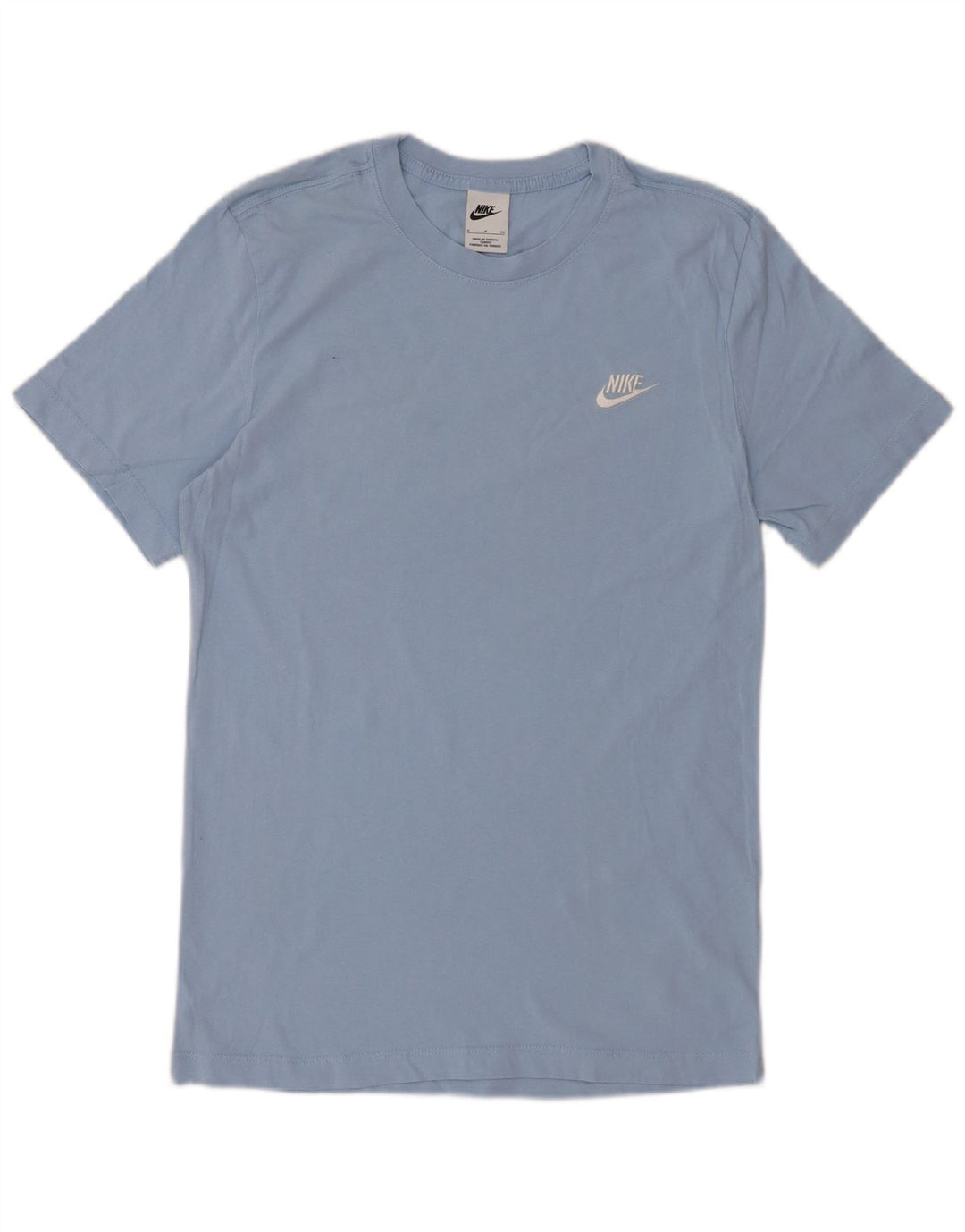 NIKE Mens T-Shirt Top Small Blue Cotton