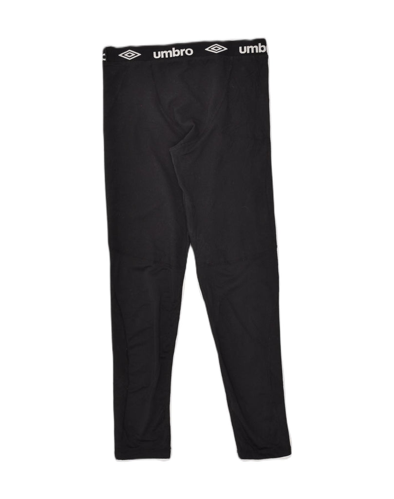 UMBRO Boys Leggings 12-13 Years Black Polyester | Vintage Umbro | Thrift | Second-Hand Umbro | Used Clothing | Messina Hembry 