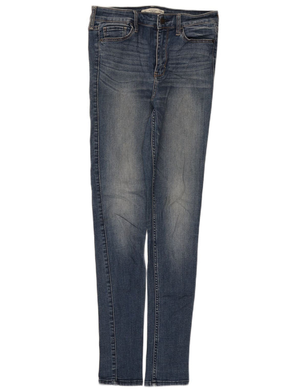 Abercrombie & Fitch Womens Skinny Jeans US 6 Medium W28 L31 Blue Cotton