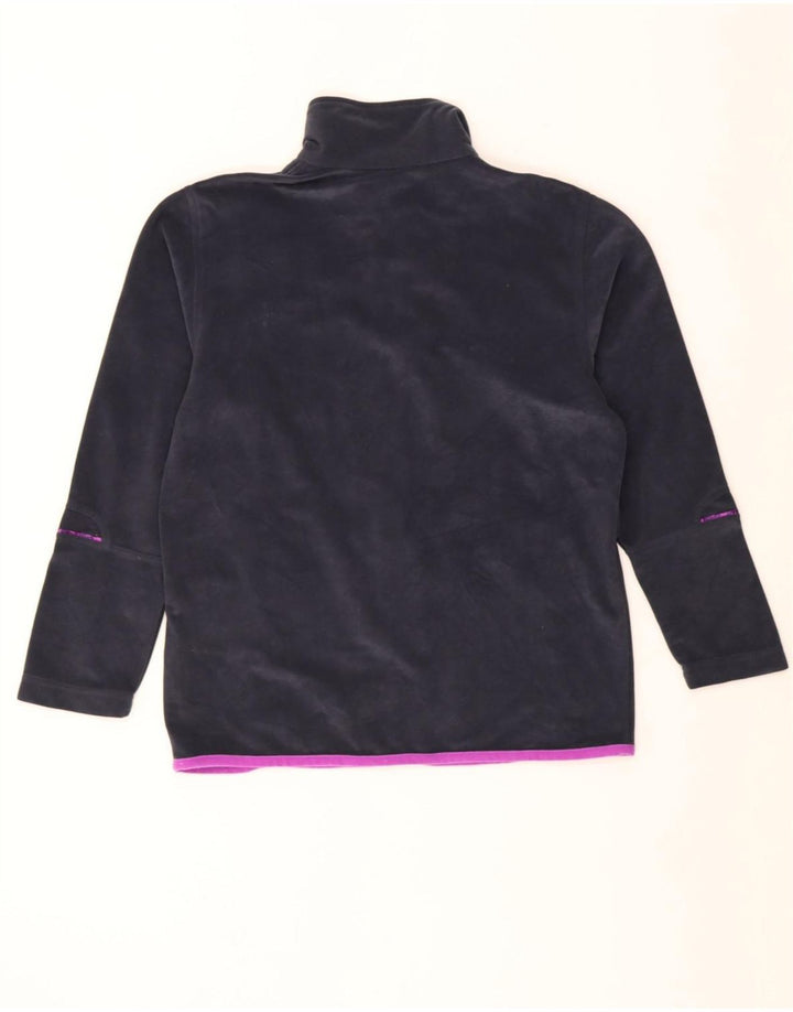 Lotto Womens Oversized Tracksuit Top Jacket UK 10 Small Purple Polyester