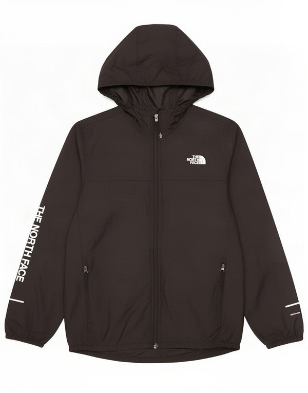 The North Face Boys Graphic Tracksuit Top Jacket 12-13 Years Large Black