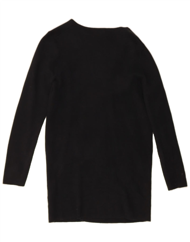 J. CREW Womens Oversized Longline Open Cardigan Sweater UK 6 XS Black Vintage J. Crew and Second-Hand J. Crew from Messina Hembry 