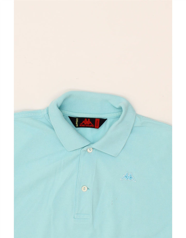 KAPPA Mens Polo Shirt Medium Blue Cotton Vintage Kappa and Second-Hand Kappa from Messina Hembry 