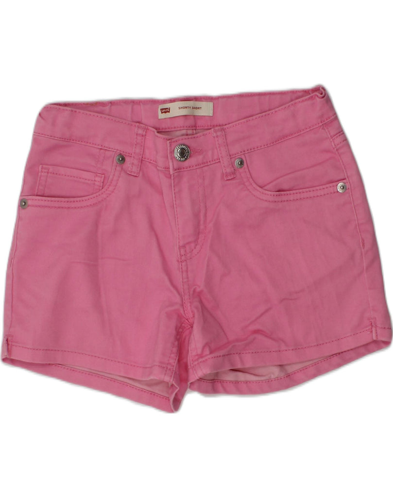 LEVI'S Girls Casual Shorts 11-12 Years W26 Pink Cotton | Vintage Levi's | Thrift | Second-Hand Levi's | Used Clothing | Messina Hembry 