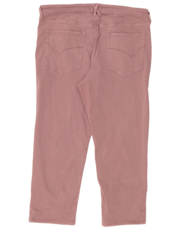 White Stuff Womens Cropped Jeans UK 18 XL W38 L25 Purple