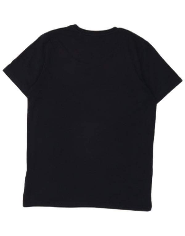 Ben Sherman Boys Graphic T-Shirt Top 14-15 Years Navy Blue Cotton