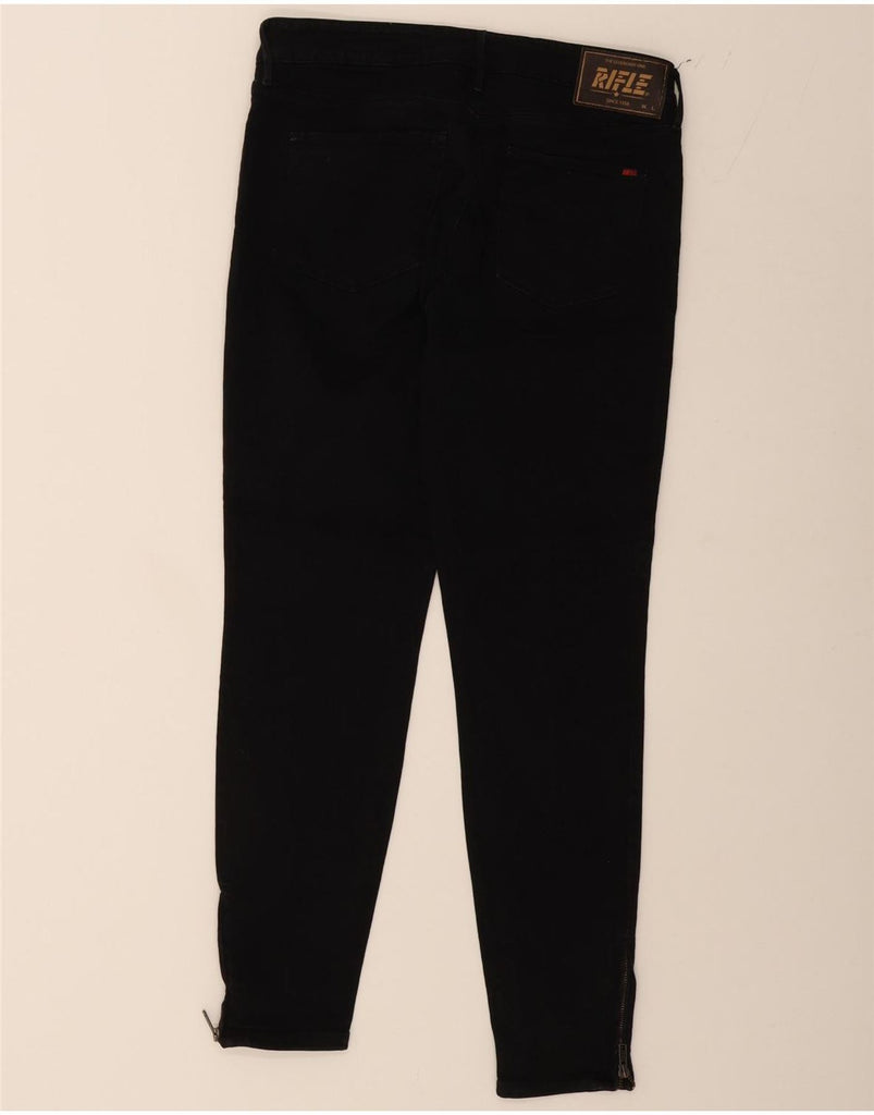 RIFLE Womens Sophie Slim Jeans W31 L31 Black Cotton Vintage Rifle and Second-Hand Rifle from Messina Hembry 