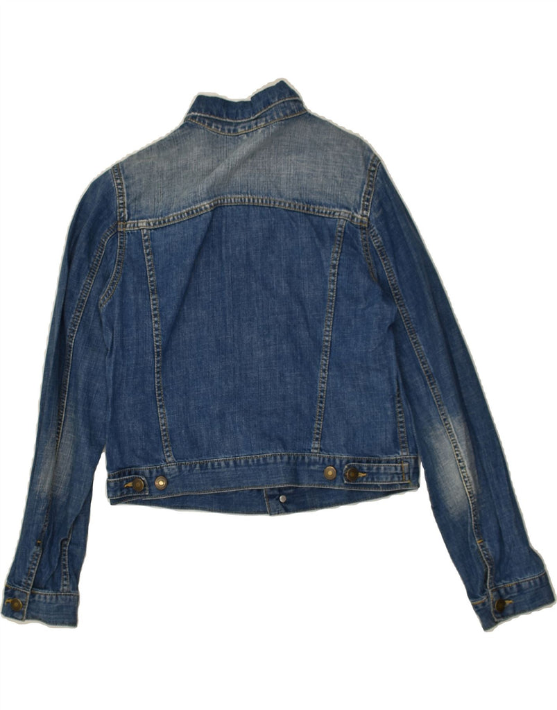 BENETTON Girls Denim Jacket 11-12 Years XL Blue Cotton | Vintage Benetton | Thrift | Second-Hand Benetton | Used Clothing | Messina Hembry 