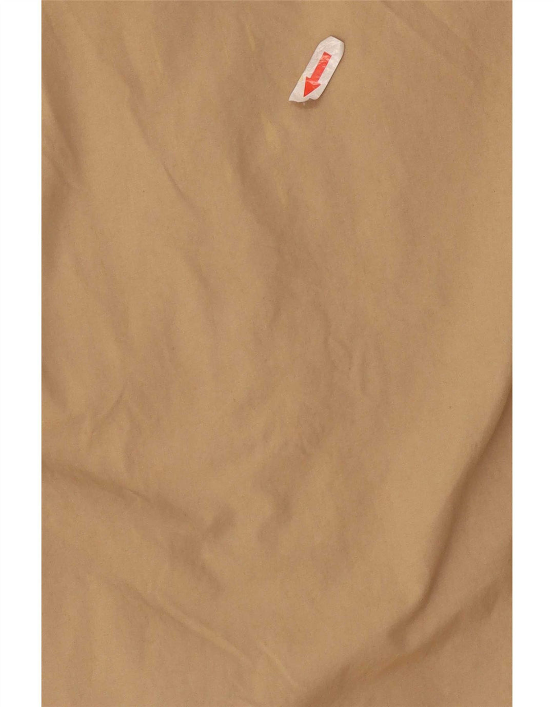 Nautica Mens Short Sleeve Shirt Large Beige Cotton
