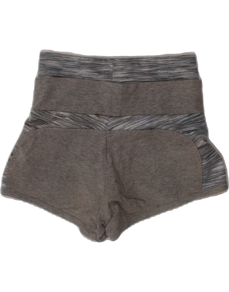 ADIDAS Girls Sport Shorts 5-6 Years  Grey Pinstripe Cotton Vintage Adidas and Second-Hand Adidas from Messina Hembry 