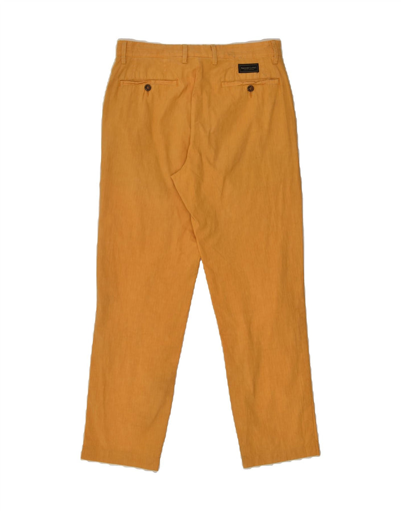 MARLBORO CLASSICS Mens Straight Chino Trousers EU 46 Small W29 L29  Yellow | Vintage Marlboro Classics | Thrift | Second-Hand Marlboro Classics | Used Clothing | Messina Hembry 