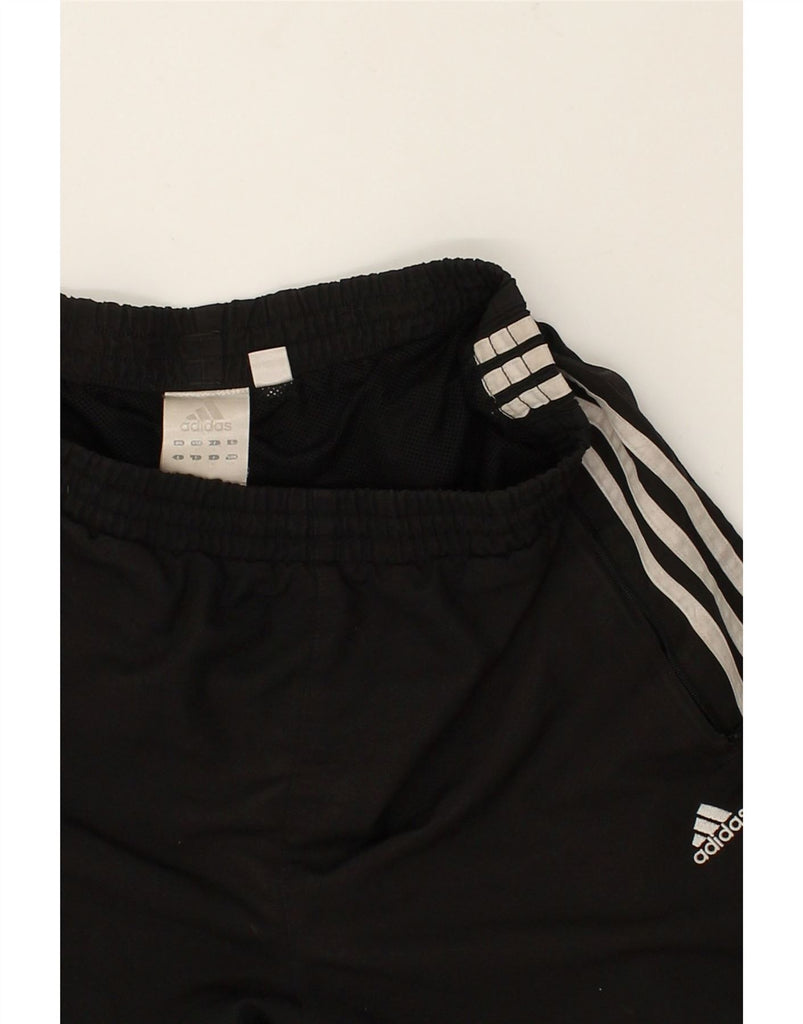 ADIDAS Mens Graphic Tracksuit Trousers Joggers Small Black Polyester | Vintage Adidas | Thrift | Second-Hand Adidas | Used Clothing | Messina Hembry 