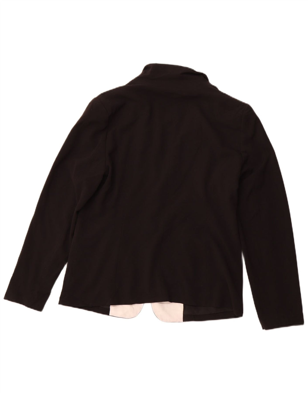 MOSSIMO Womens 1 Button Blazer Jacket UK 16 Large Black Colourblock