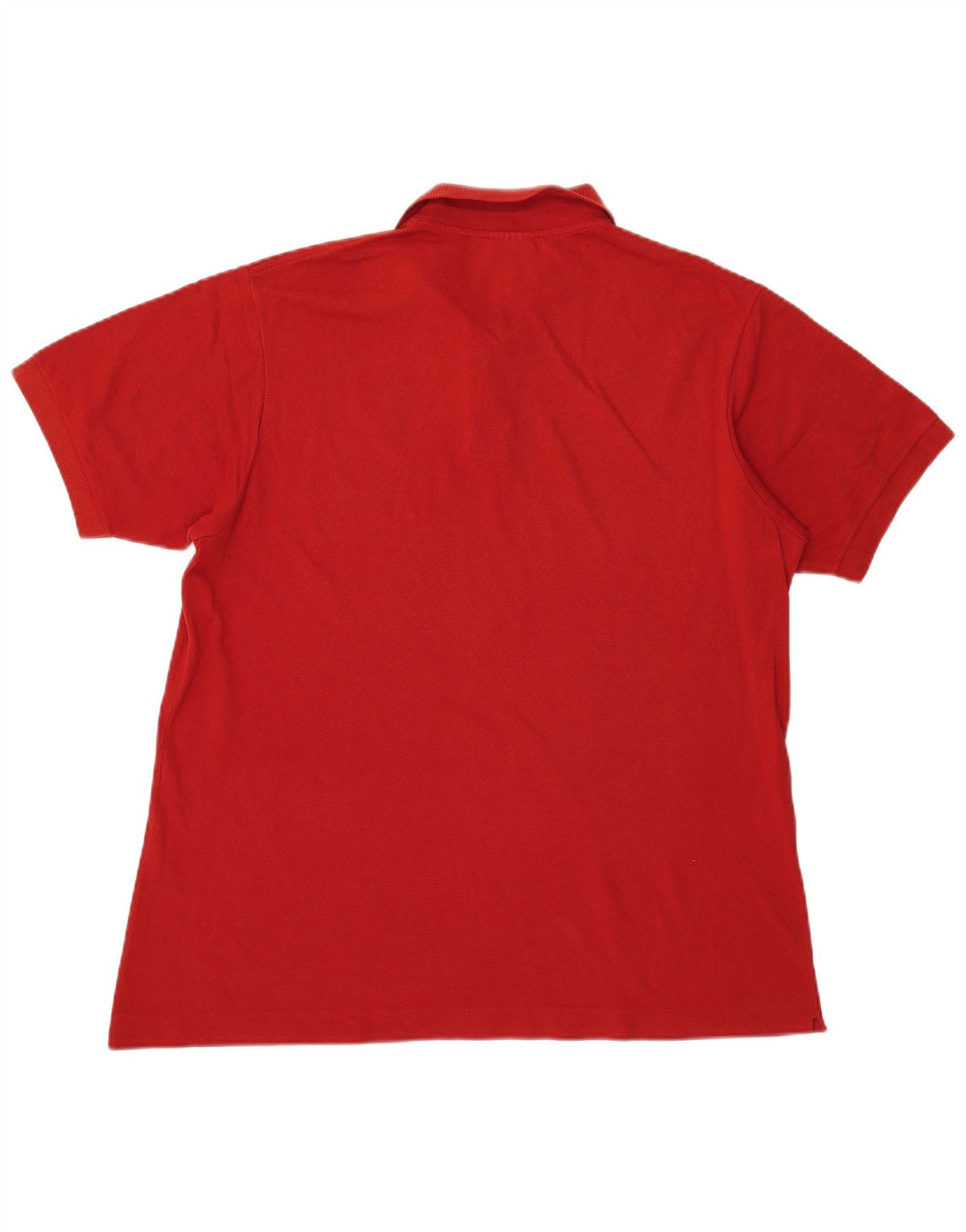 Lacoste Mens Polo Shirt Size 6 XL Red Cotton