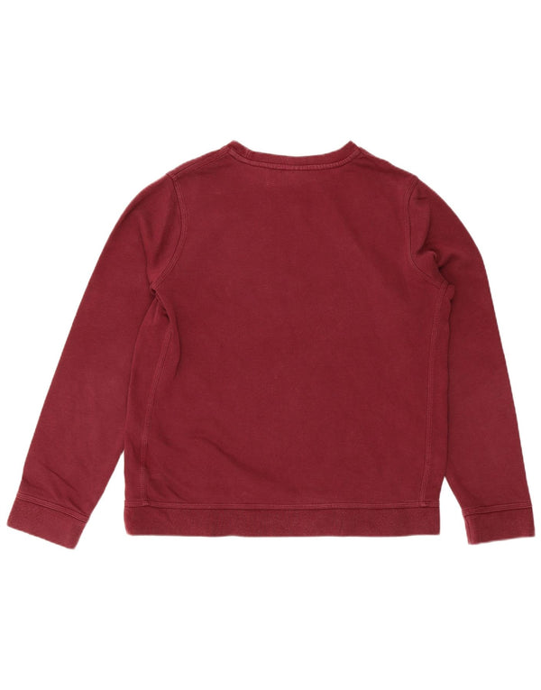 Nike Boys Sweatshirt Jumper 13-14 Years XL Burgundy Cotton Sports