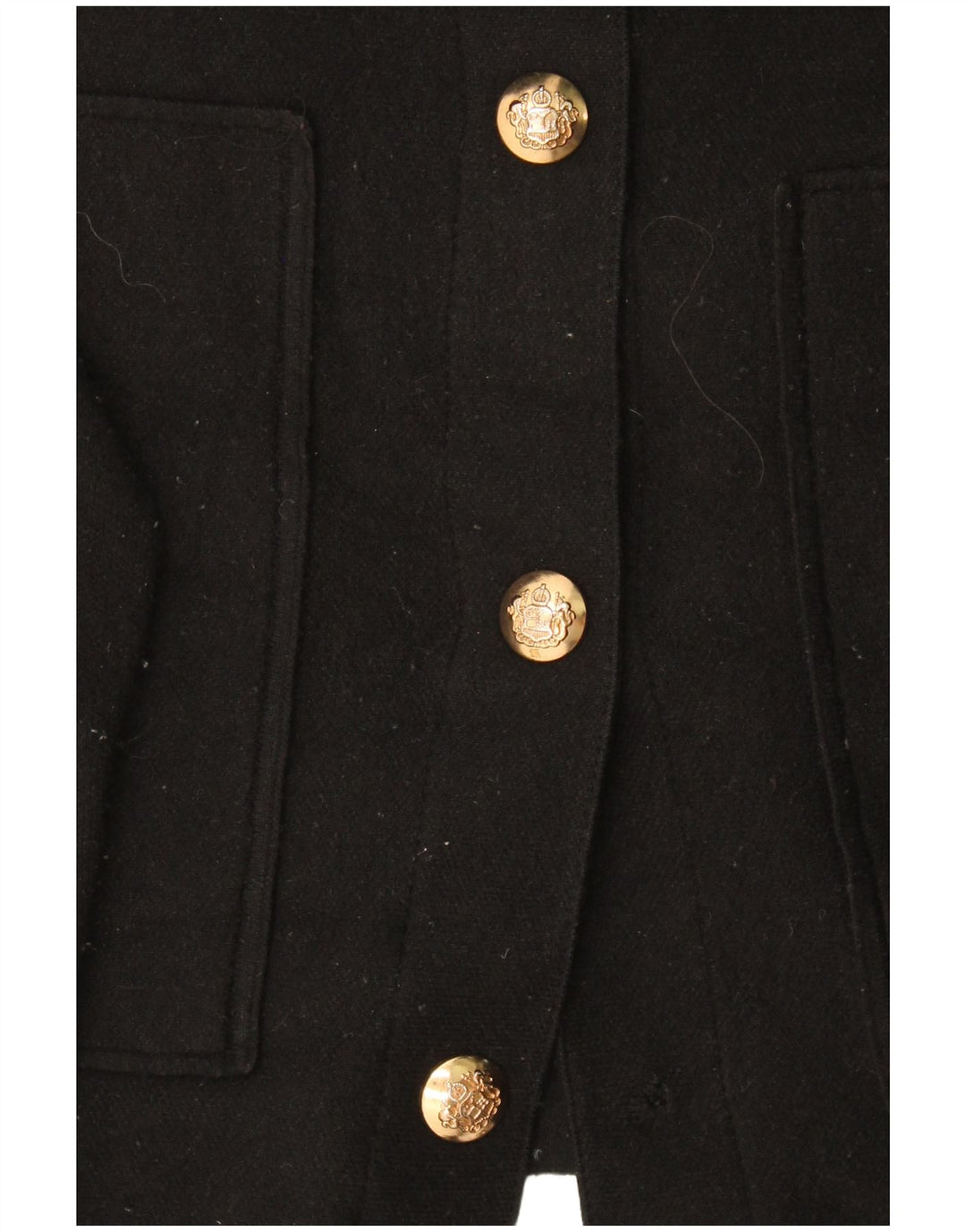 Massimo Dutti Womens Crop Oversized Bolero Jacket UK 6 XS Black