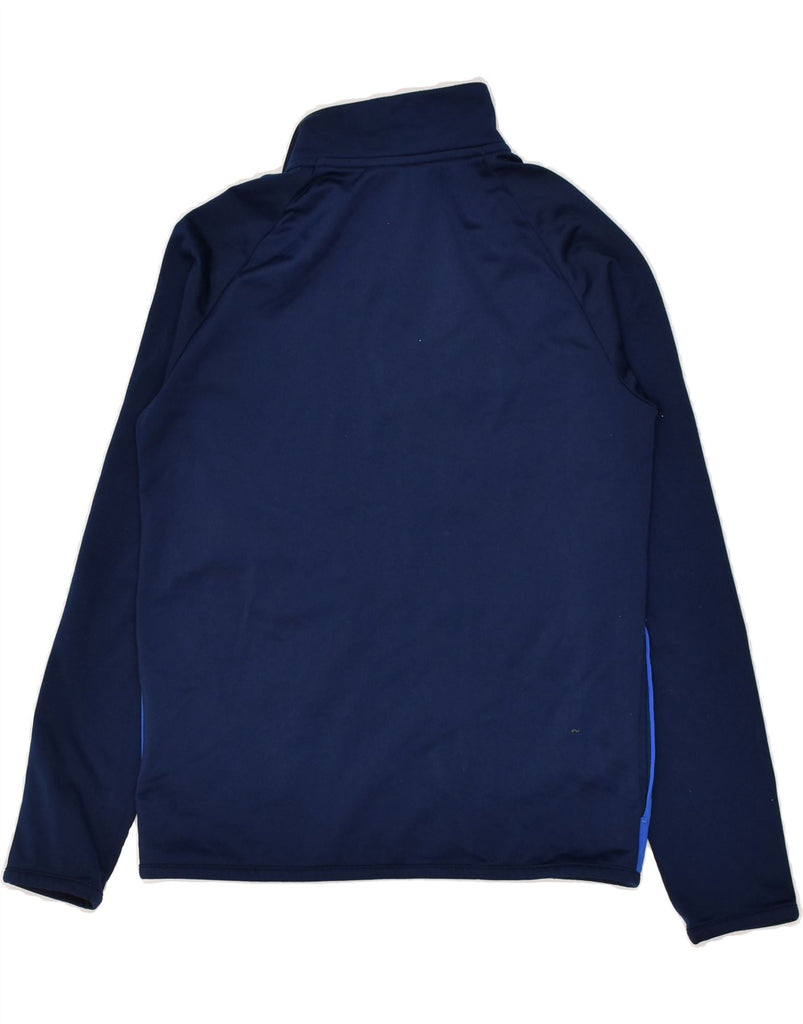 ADIDAS Boys Tracksuit Top Jacket 9-10 Years Navy Blue Colourblock | Vintage Adidas | Thrift | Second-Hand Adidas | Used Clothing | Messina Hembry 