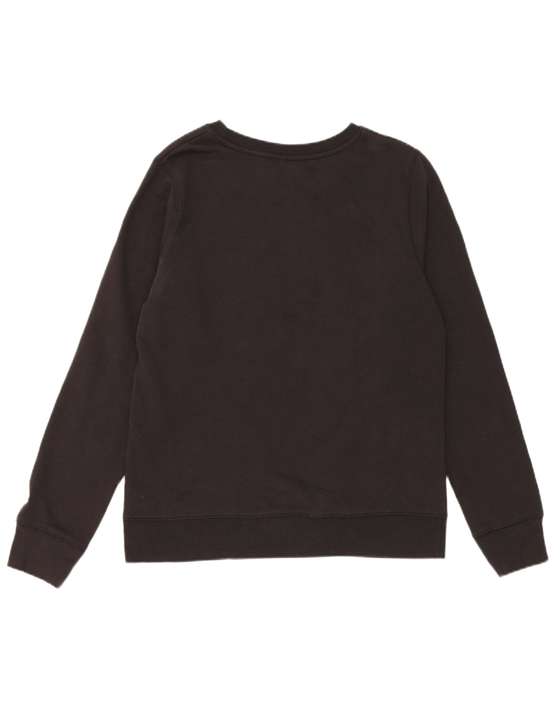 Champion Womens Graphic Sweatshirt Jumper UK 12 Medium Black Cotton