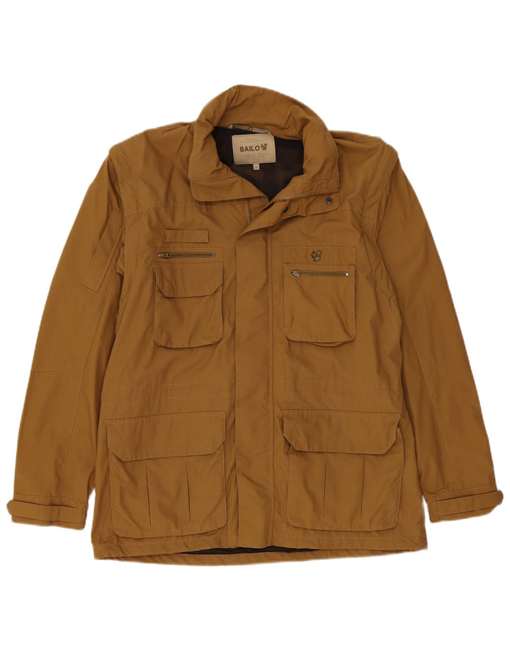 Bailo Mens Utility Jacket UK 38 Medium Beige Polyester