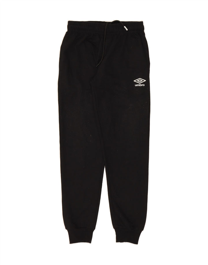 UMBRO Mens Tracksuit Trousers Joggers Small  Black Cotton Vintage Umbro and Second-Hand Umbro from Messina Hembry 