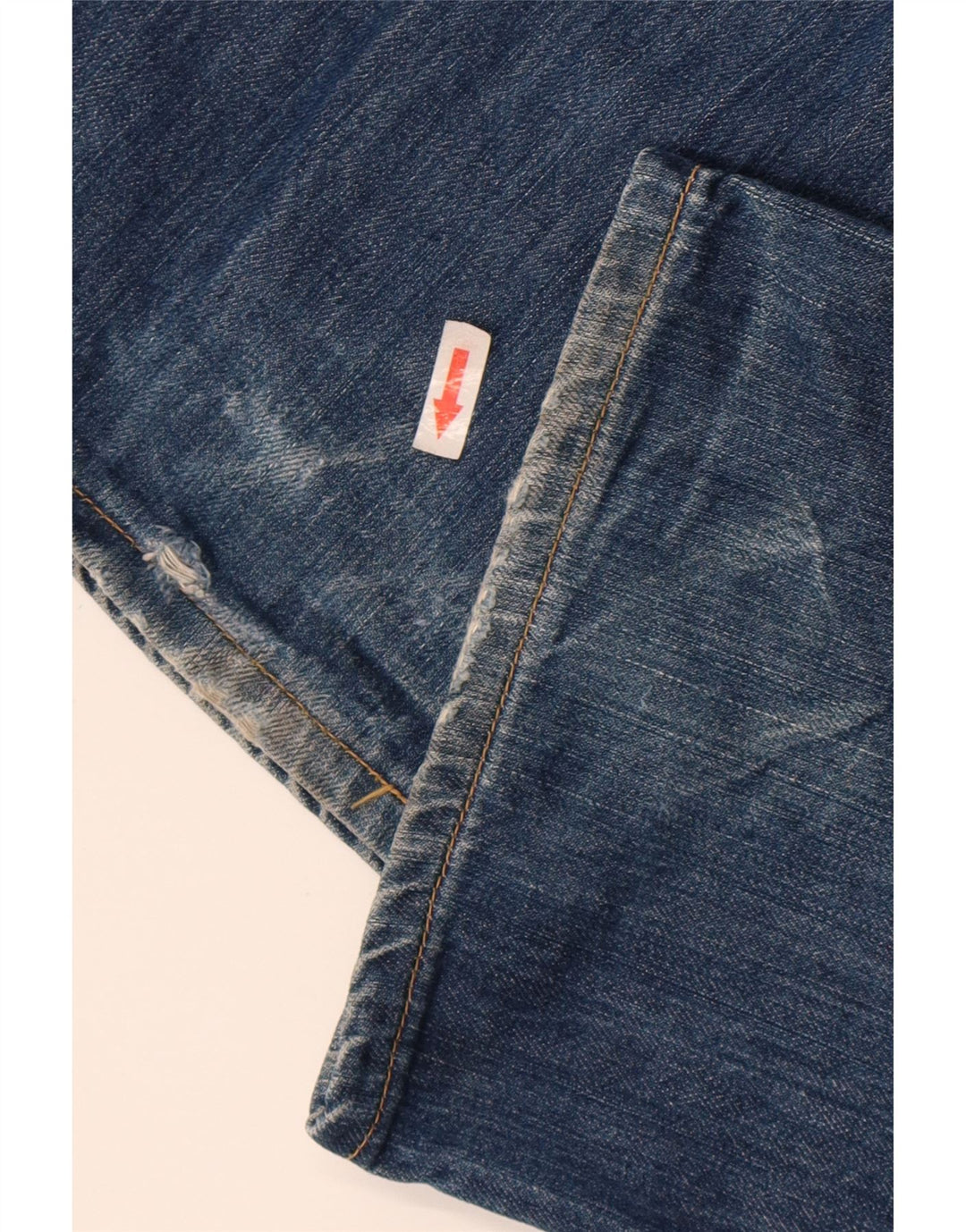 Levi's Mens 501 Straight Jeans W32 L32 Blue Cotton