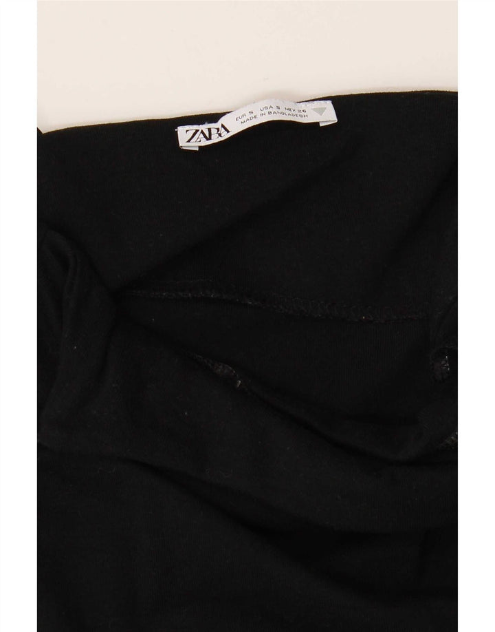 Zara Womens Slip Dress UK 8 Small Black
