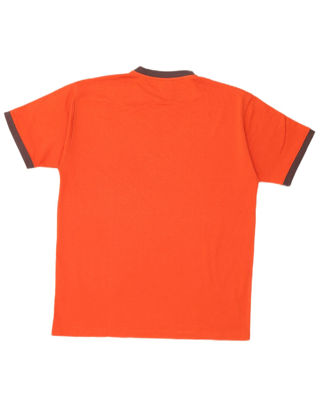 Reebok Mens T-Shirt Top Large Orange Cotton