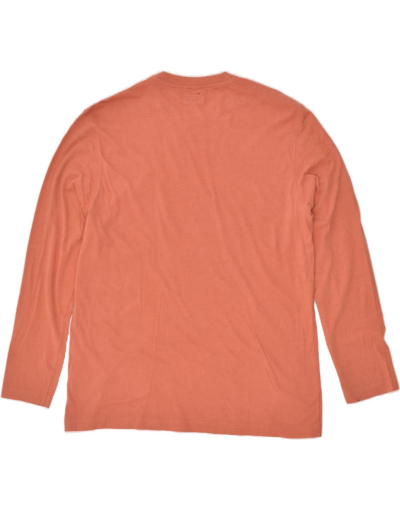 MARLBORO CLASSICS Mens Top Long Sleeve XL Orange Cotton | Vintage Marlboro Classics | Thrift | Second-Hand Marlboro Classics | Used Clothing | Messina Hembry 