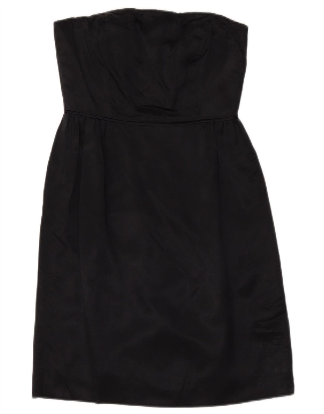 J. CREW Womens Mini Strapless Dress US 2 XS Black Silk