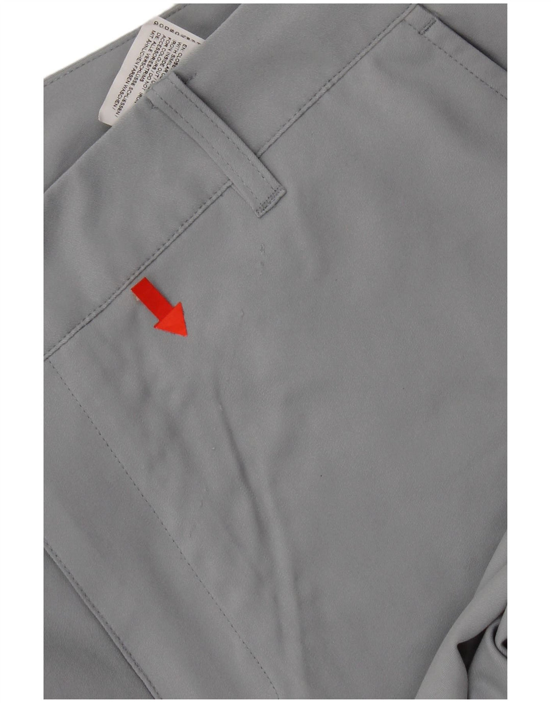 Puma Mens Slim Chino Trousers W34 L32 Grey Polyester