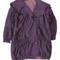 VINTAGE Womens Oversized Overcoat EU 44 XL Purple Polyamide Vintage Vintage and Second-Hand Vintage from Messina Hembry 