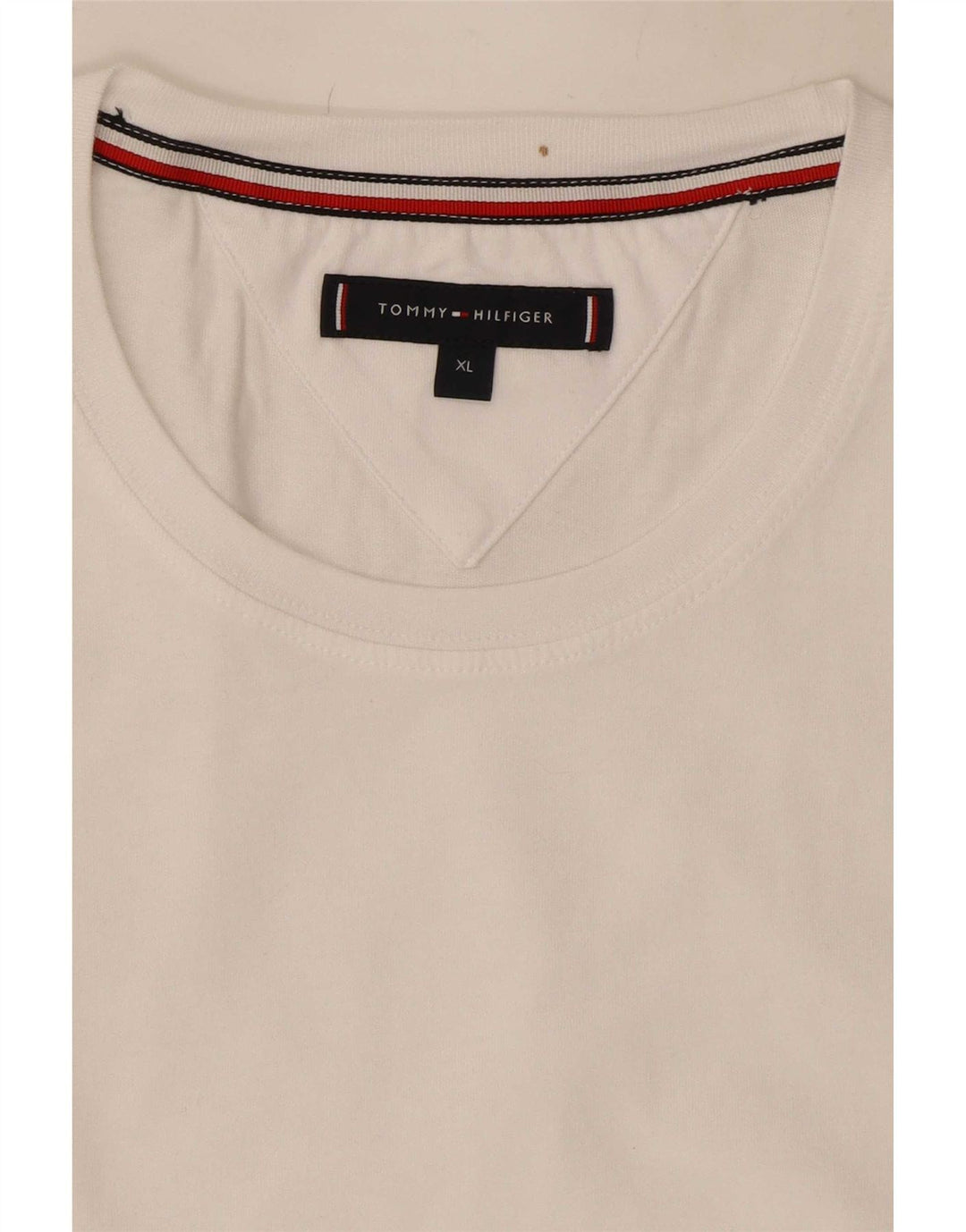 Tommy Hilfiger Mens T-Shirt Top XL White