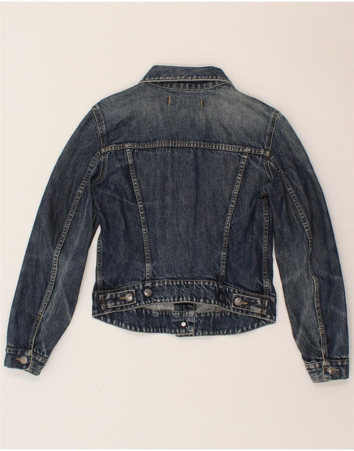 GAS Womens Denim Jacket UK 10 Small Blue Cotton Vintage Gas and Second-Hand Gas from Messina Hembry 
