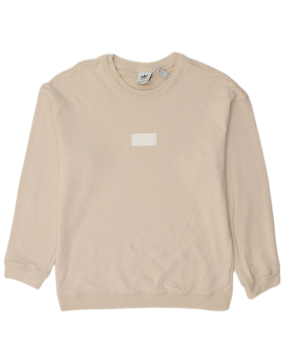 ADIDAS Mens Sweatshirt Jumper Medium White Cotton