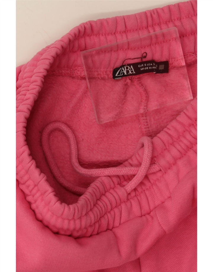ZARA Womens Tracksuit Trousers Joggers UK 8 Small  Pink Vintage Zara and Second-Hand Zara from Messina Hembry 