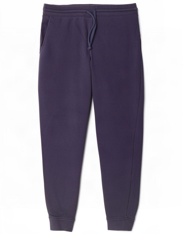 Marks & Spencer Womens Tracksuit Trousers Joggers UK 16 Large Navy Blue
