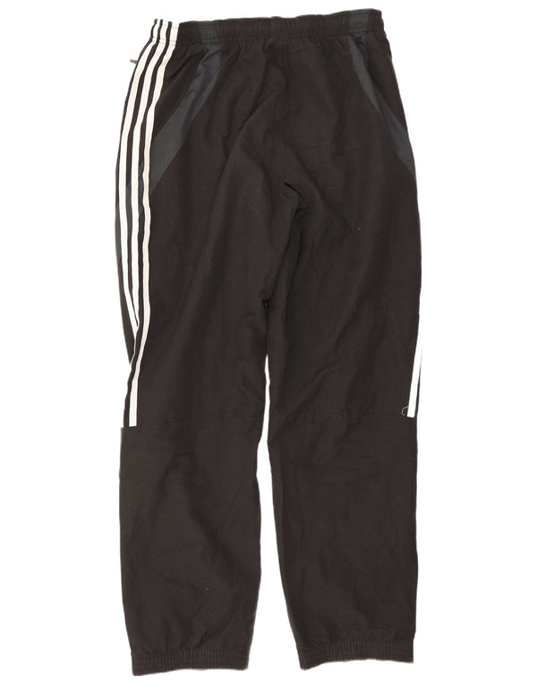 Adidas Mens Tracksuit Trousers Joggers Small Black Polyester