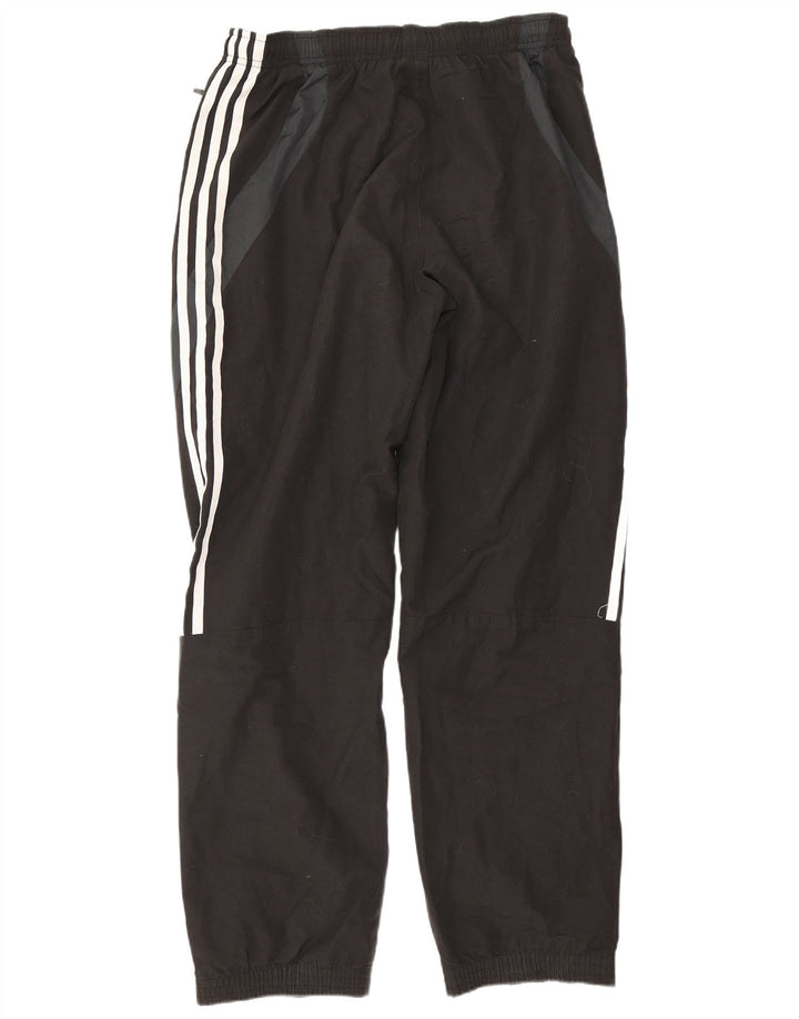 Adidas Mens Tracksuit Trousers Joggers Small Black Polyester