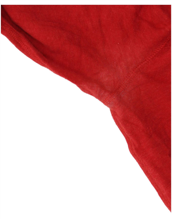J. CREW Mens Top Long Sleeve Large Red Cotton
