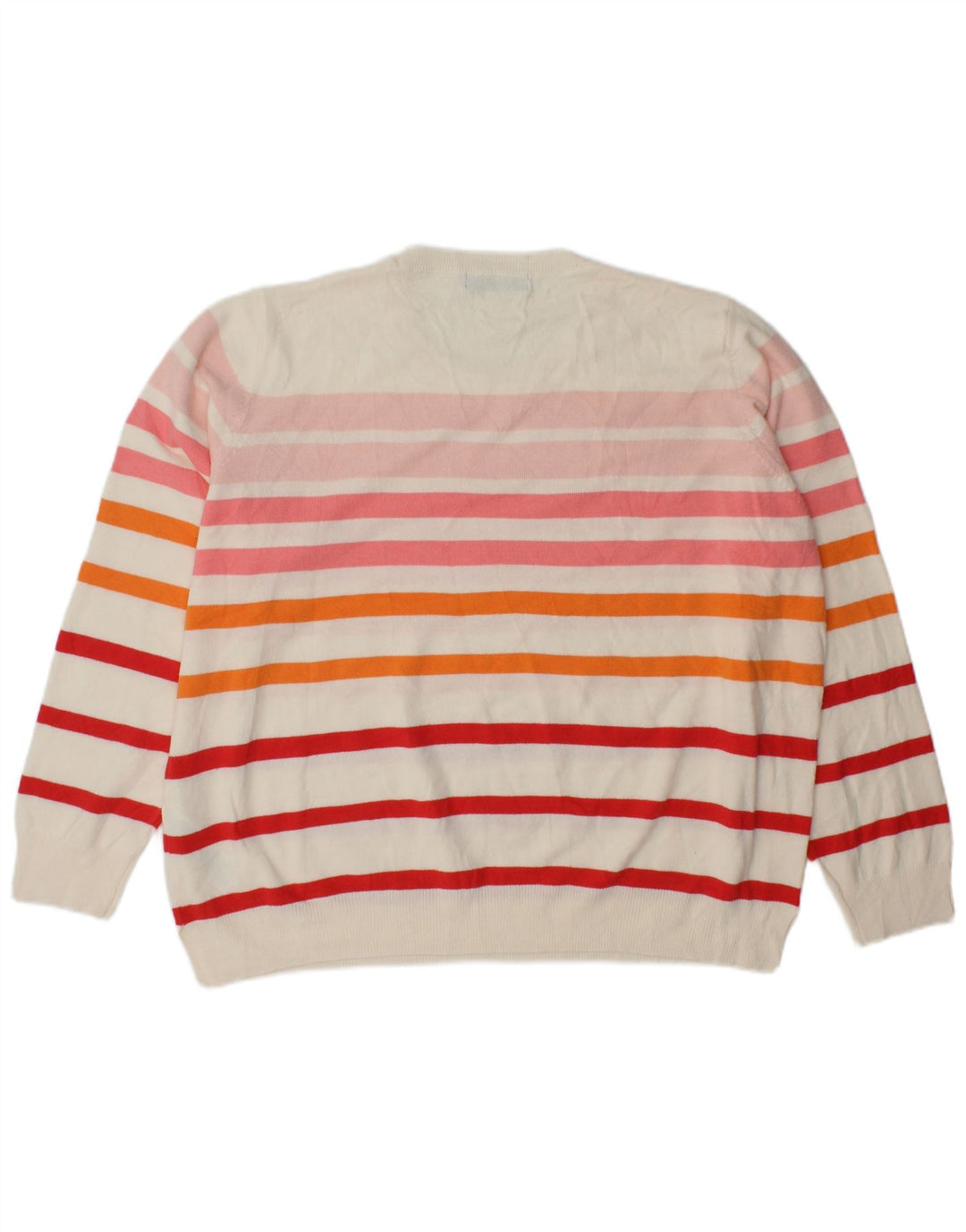Marks & Spencer Womens Crew Neck Jumper Sweater UK 22 3XL Multicoloured