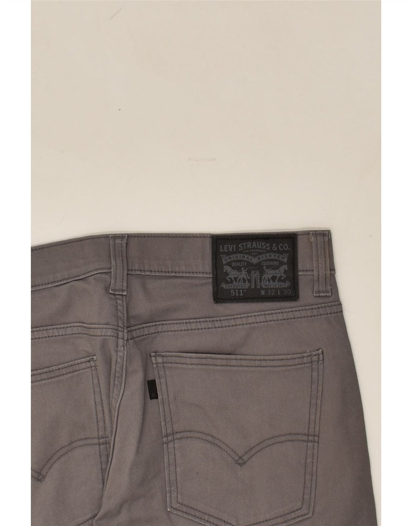 LEVI'S Mens 511 Slim Jeans W32 L30 Grey Cotton | Vintage Levi's | Thrift | Second-Hand Levi's | Used Clothing | Messina Hembry 