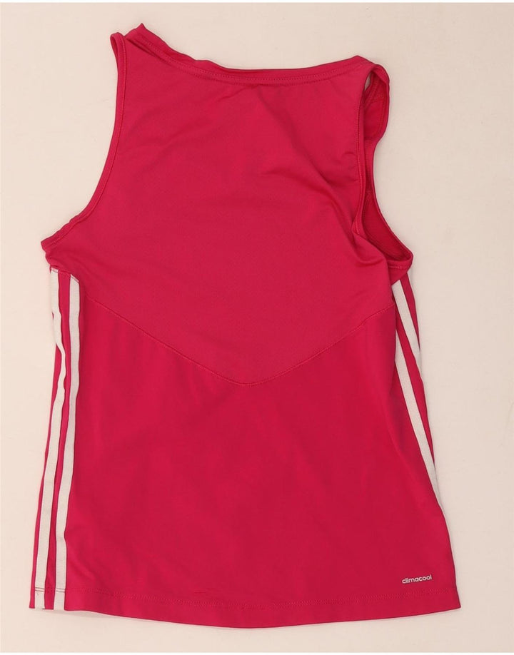 Adidas Womens Climacool Vest Top UK 12/14 Medium Pink Polyamide