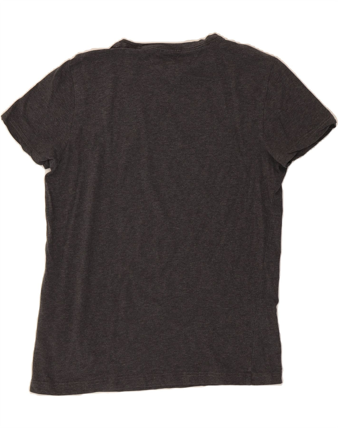 TOMMY HILFIGER Mens Slim Fit T-Shirt Top Medium Grey Cotton Vintage Tommy Hilfiger and Second-Hand Tommy Hilfiger from Messina Hembry 